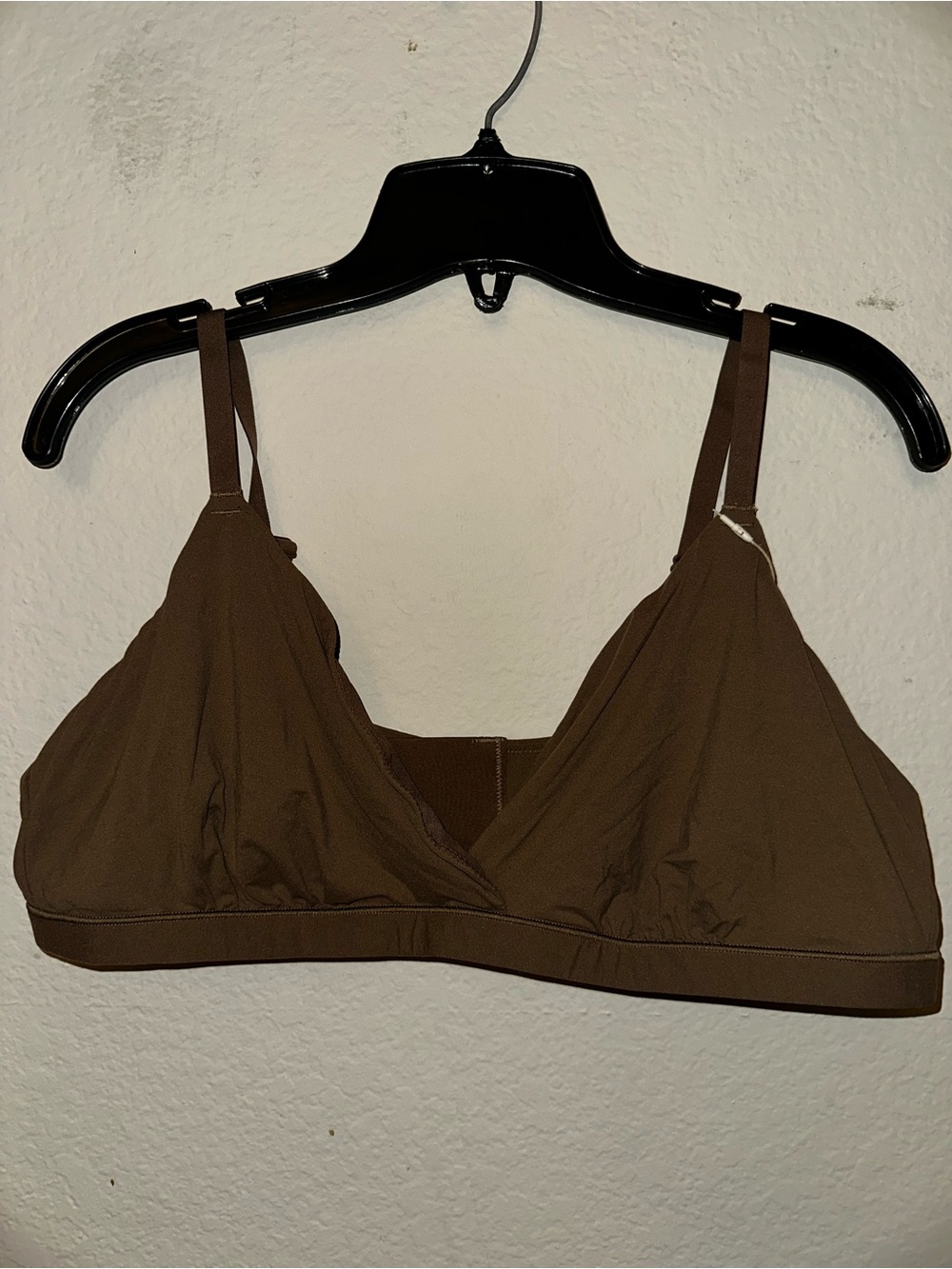 Skims triangle bralette color oxide brown size 4X BNWT